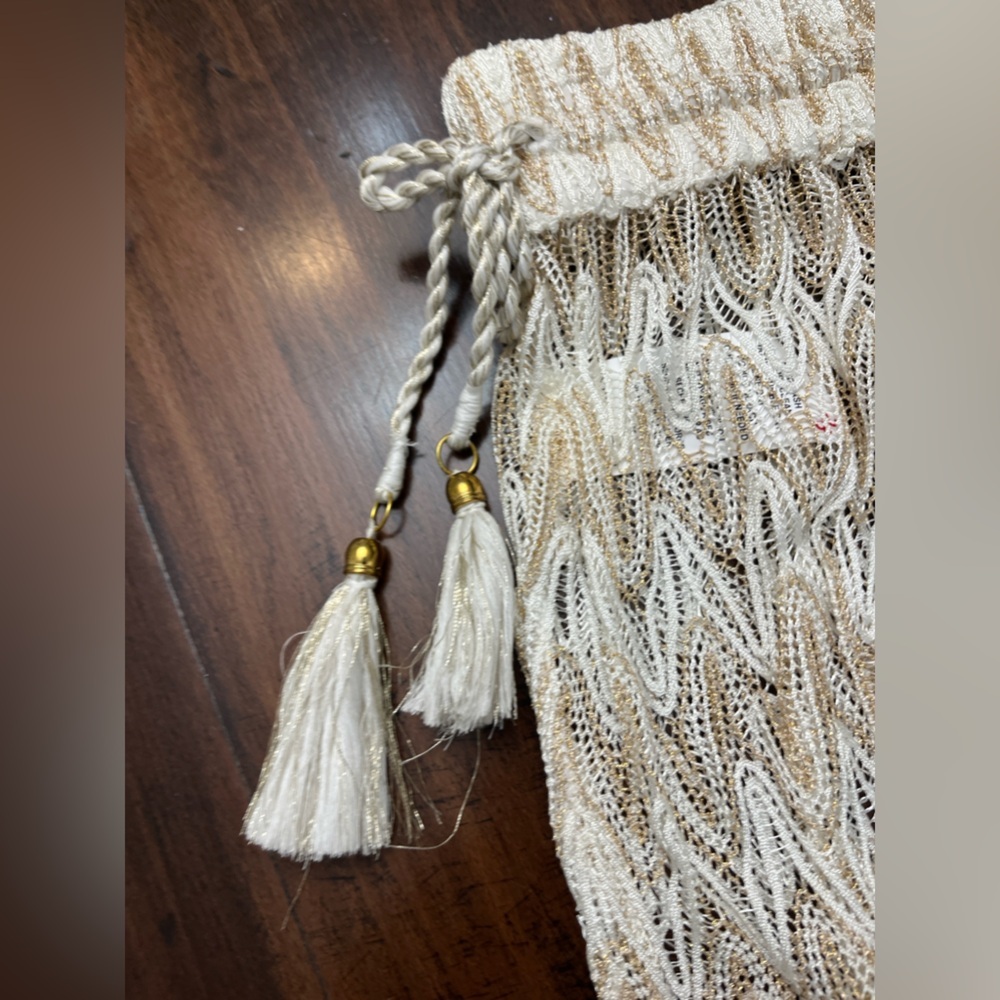 Ramy Brook Cream and Gold Swim Coverup - Picture 7 of 14